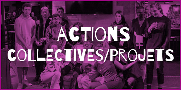 Actions collectives/projets - sous menu